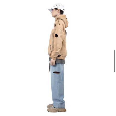 BLACK BLOND/BB Bleached Hoodie
