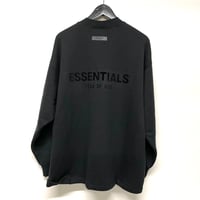 ESSENTIALS by Fear of God /Logo Relax Creweck"BLACK"