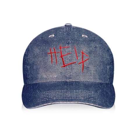 448C/HELP CAP DENIM