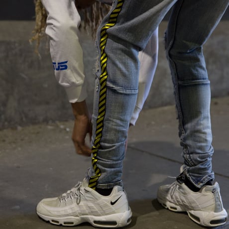 Cooper Nine/ side belt Denim