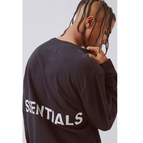 Fear Of God  FOG Essentials/Graphic Long Sleeve Tee　BLACK