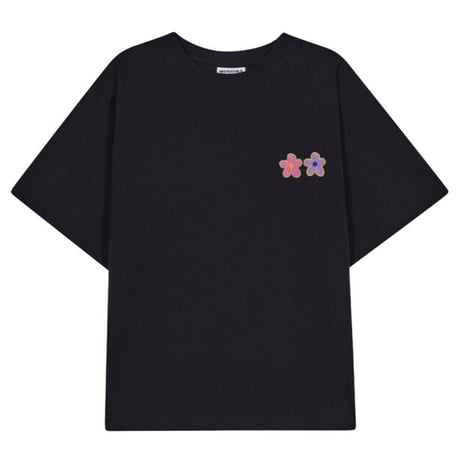 MISTERCHILD / Double Flower Tshirts "BLACK"