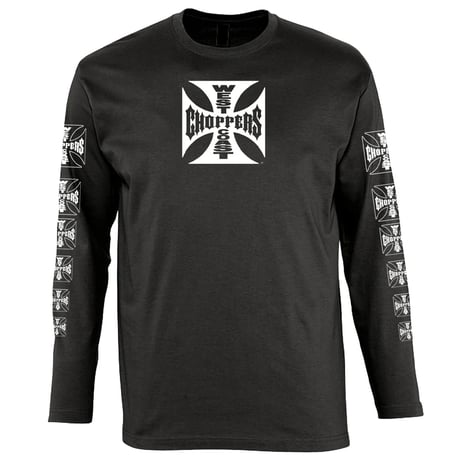West Coast Choppers/ W.C.C Logo Longsleeve Tshirts "BLACK"