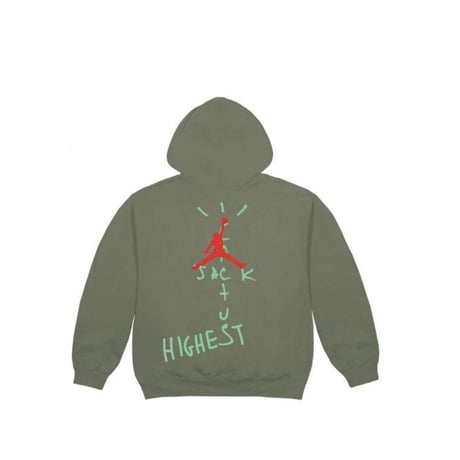 Nike × Travis Scott /Cactus Jack JORDAN Hoodie "OLIVE"