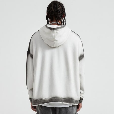 WOSS.official/SPRAY ART Hoodie  White