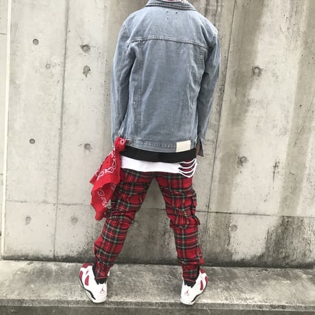 BOOHOO /BANDANA　Denim Jacket