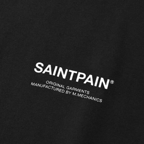 SAINT PAIN/Back LOGO Tee BLACK