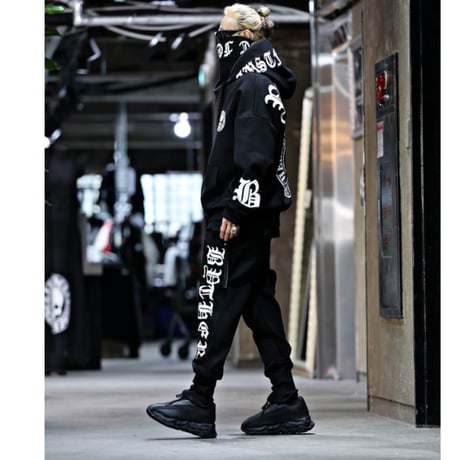 By The R/ Logo bonding  Zip Hoodie (SET UP)