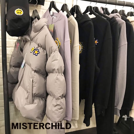 MISTER CHILD/smile Puffer Jacket "GREY"
