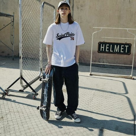 SAINT PAIN/Team LOGO Tee WHITE