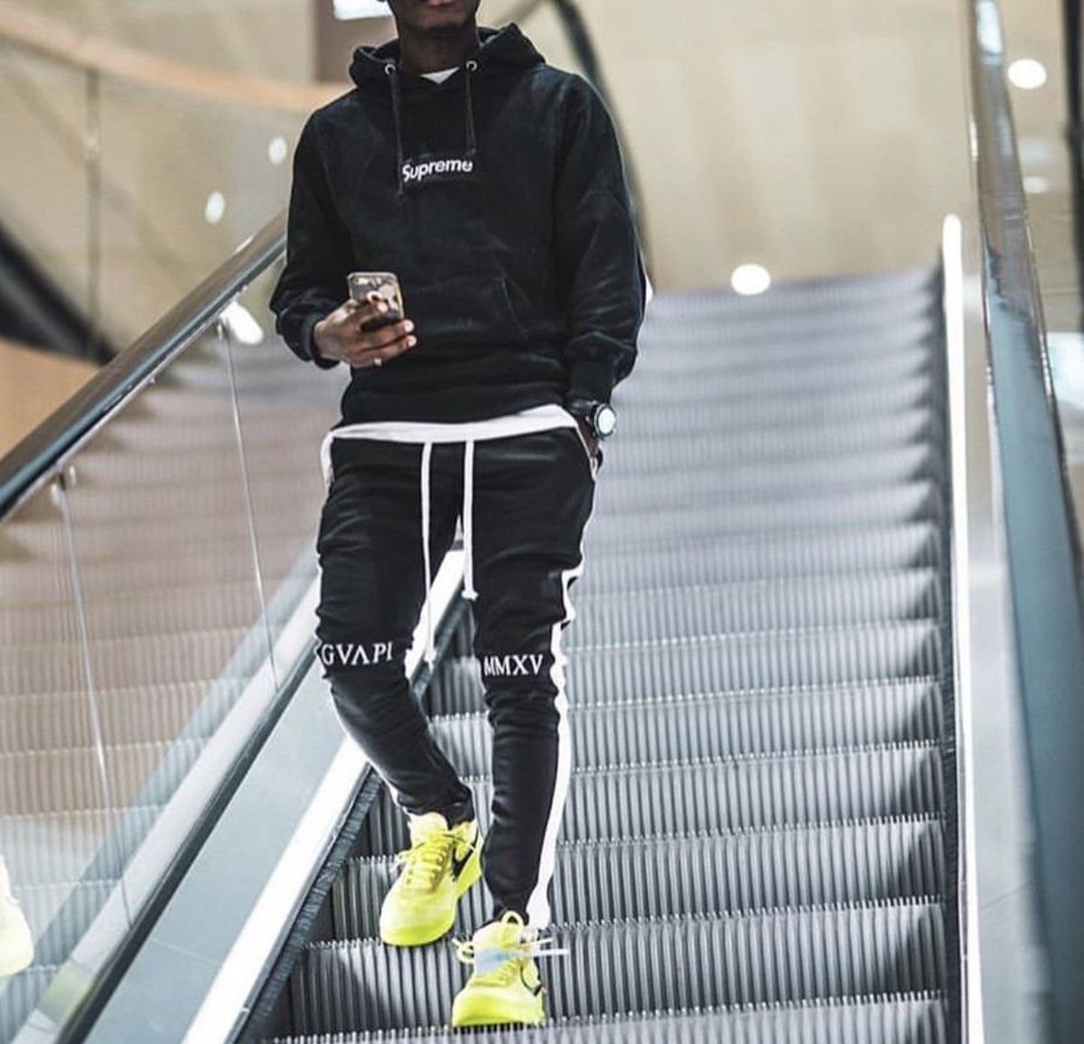 パンツ guapi GUAPI/FUSION Track Pants YELLOW×BLACK | BINGOST