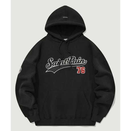 SAINT PAIN/Team Logo Hoodie BLACK