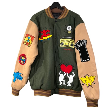 Reason Clothing Newyork /Keith Herring Stadium Jacket