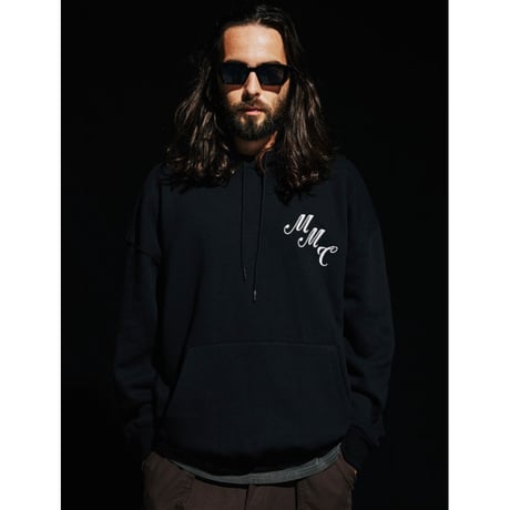 SAINT PAIN/M.M.C Logo Hoodie BLACK