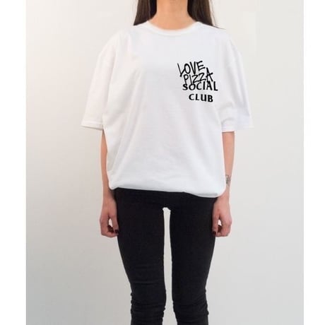 No Perfect Italy/Love Pizza Social Club Tee White