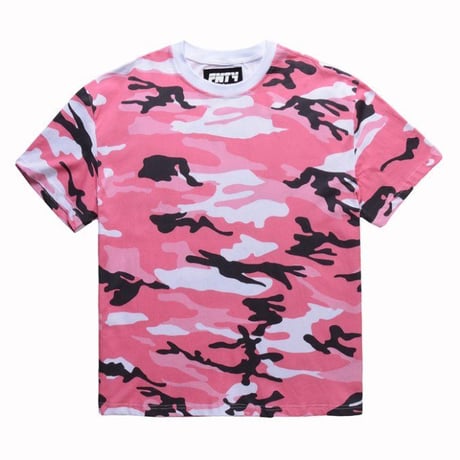 FNTY/Oversized Camo Tee ピンク