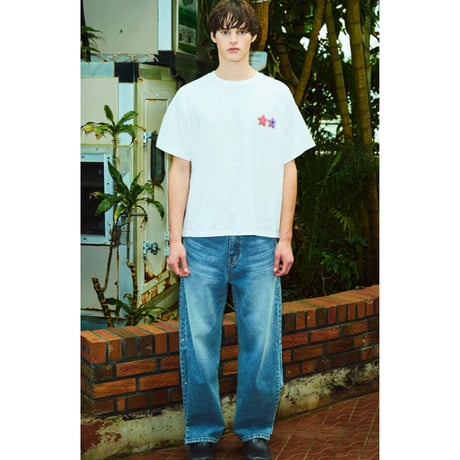 MISTERCHILD / Double Flower Tshirts "WHITE"