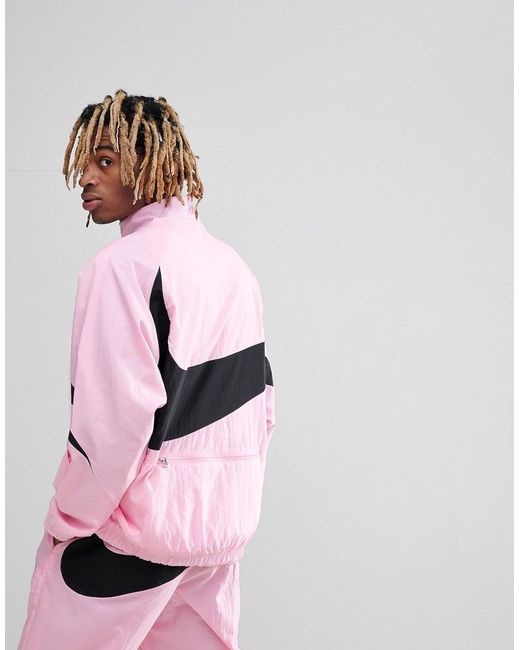 NIKE/UK規格 BIG SWOOSH ANORAK JACKET ピンク | BING