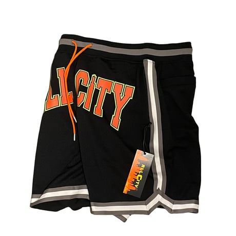 ALL CITY by Just Don / Logo basketball Shorts BLACK