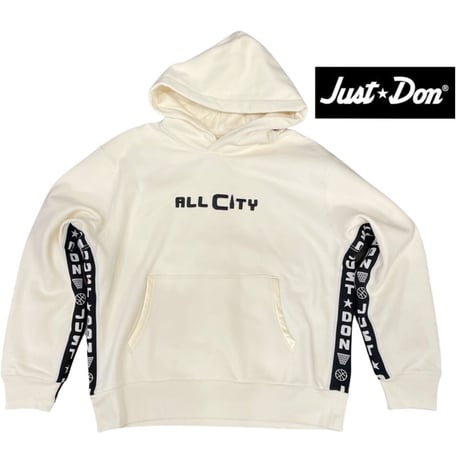 ALL CITY by Just Don / Logo Hoodie  CREAM