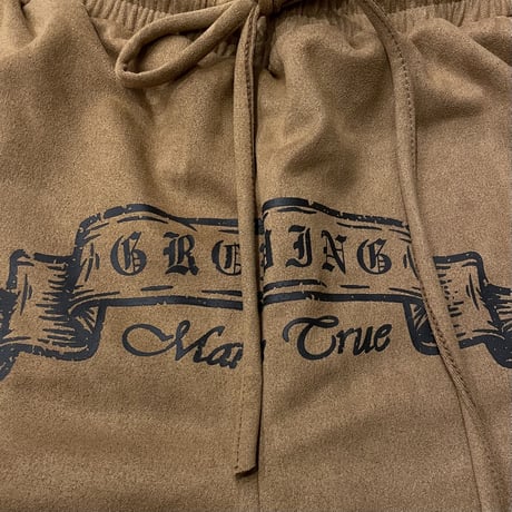 WOSS.official/Suede Set UP(shirts ＋ shorts)  BROWN