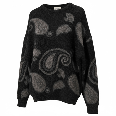 RE NEW/Bandana knit "BLACK"
