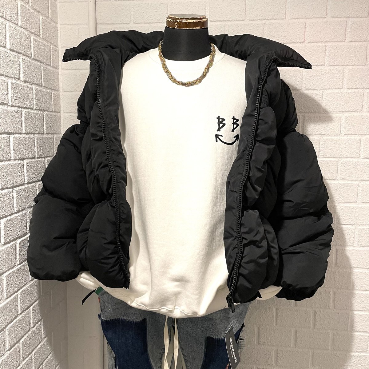 Mismatch NYC/Black Puffer Jacket | BINGOSTAR ・ 