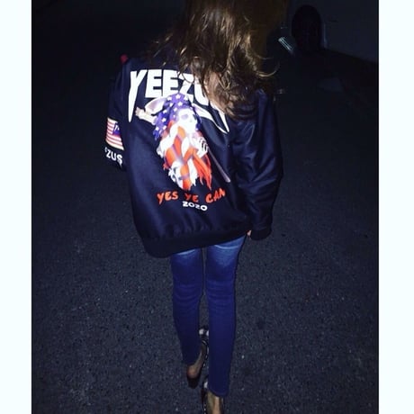 Nineteenth letter/Yeezus Campaign Bomber Jacket ブラック
