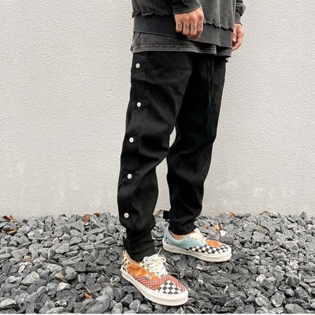 WOSS.official/Suede snap  pants