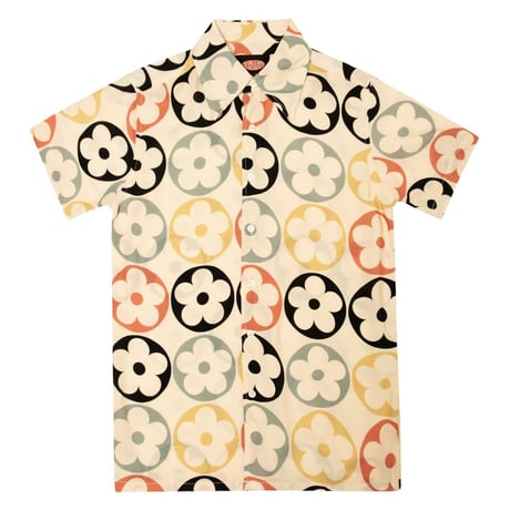 Petals and Peacocks /80s flower Vacation Shirts