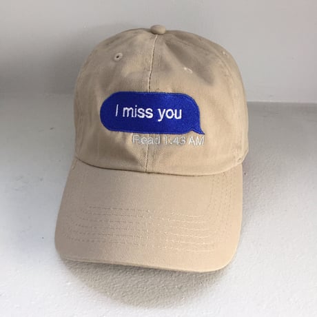 Trius Garments/miss you cap ベージュ