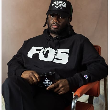 Virgil Abloh/Church & State Hoodie  BLACK