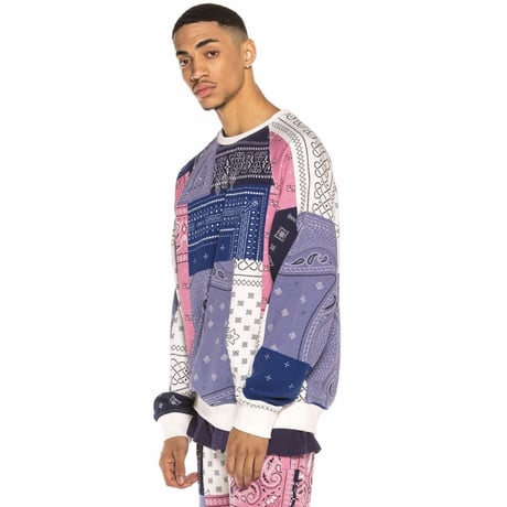 GRMY/BANDANA ALL OVER print Crewneck