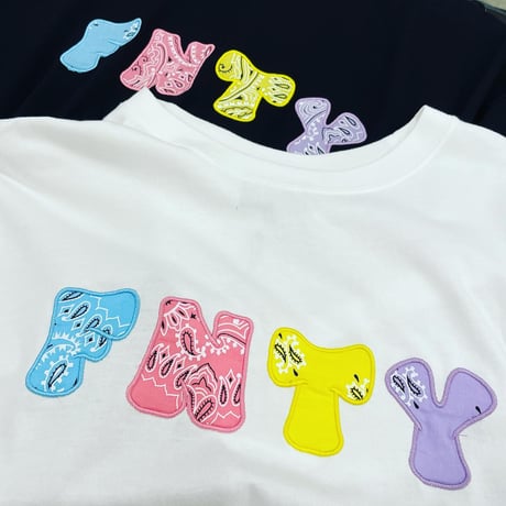 FNTY/ APPLIQUE LOGO Tshirts "WHITE"
