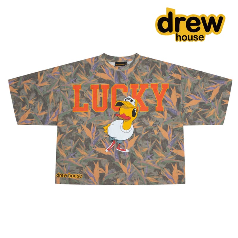 Drew House/Drew CAMO Lucky Boxy Tee | BINGOSTAR