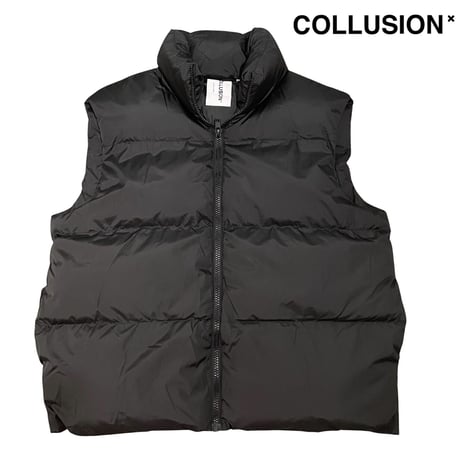 COLLUSION Studios / Puffer Vest BLACK