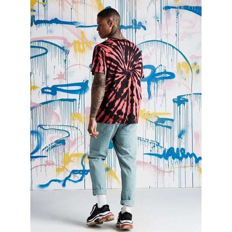 BOOHOO × MIGOS/Tie Die Smile Tee RED