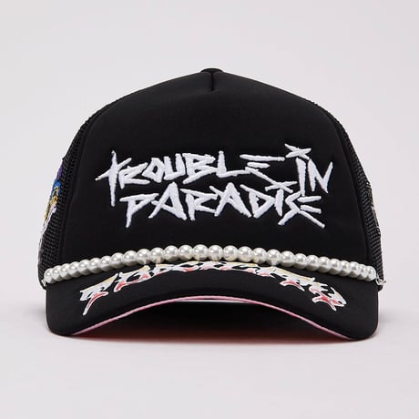 TOXICITY X DSMSD/ TROUBLE IN PARADISE TRUCKER HAT (BLACK)