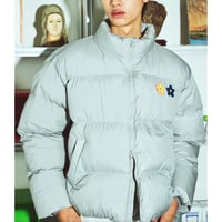 MISTER CHILD/Flower Puffer Jacket "GREY"