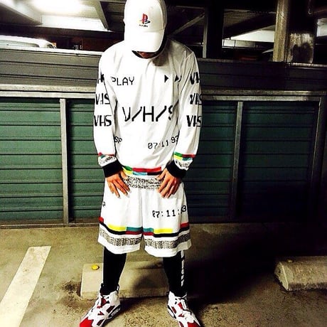 3hunna Hollywood /VHS longsleeve White