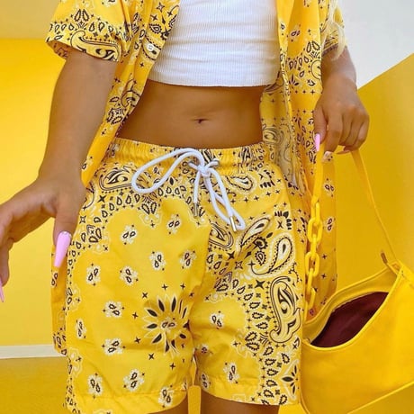 BOOHOO × Migos /BANDANA Set Up　YELLOW