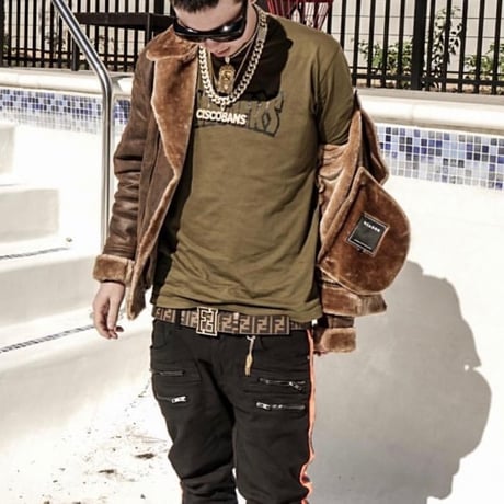 Reason Clothing Newyork/Fur ライダースジャケット