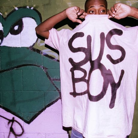 SUS BOY/LOGO Anarchy Tshirts  PINK