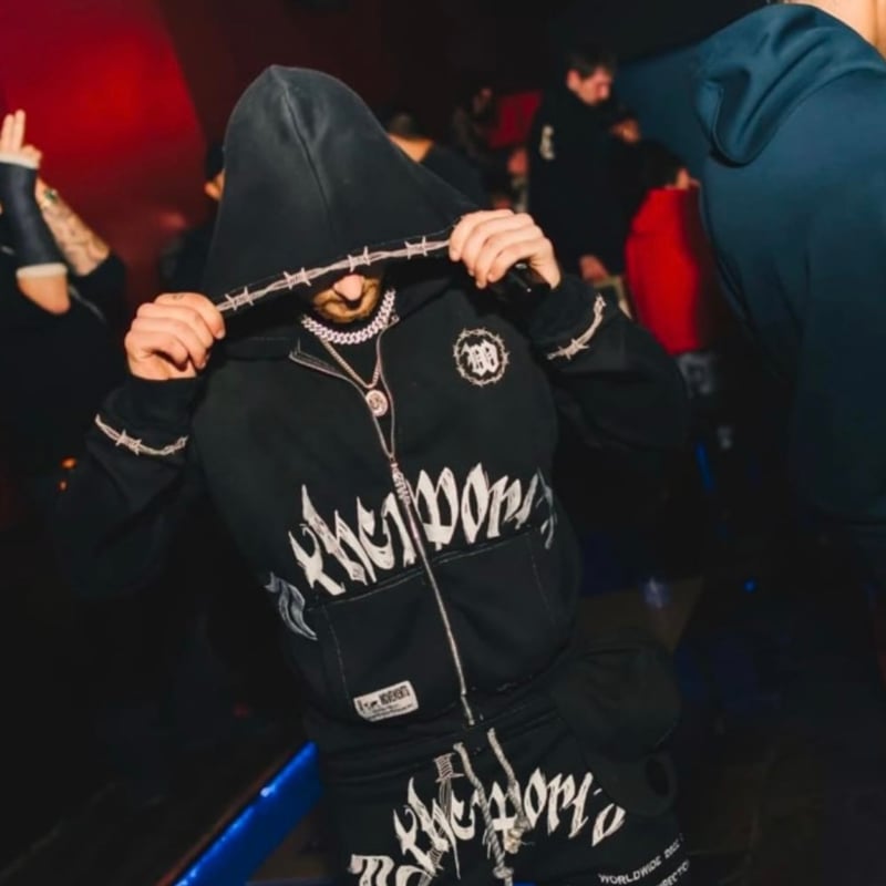 2TW®︎ / Chrome Zip Hoodie (SET UP) | BINGOSTAR