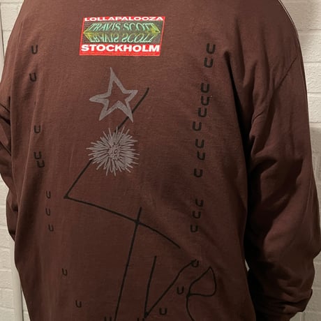 Travis Scott /UTOPIA tour Longsleeve Tshirts  BROWN