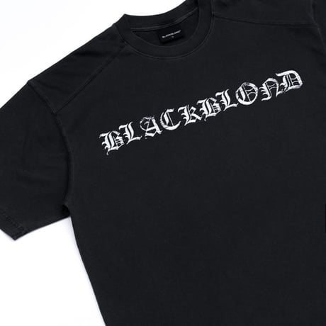 BLACK BLOND/Old English Logo Tee BLACK