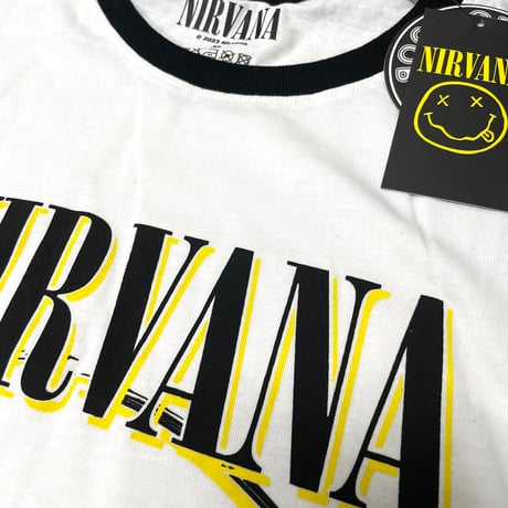 Nirvana/Official twotone Tshirts WHITE