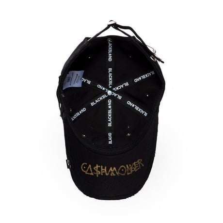 BLACK BLOND/Smile patch cap