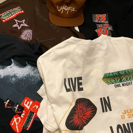 Travis Scott /UTOPIA tour  Tshirts  WHITE