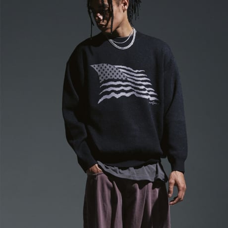 SAINT PAIN/American Knit "BLACK"